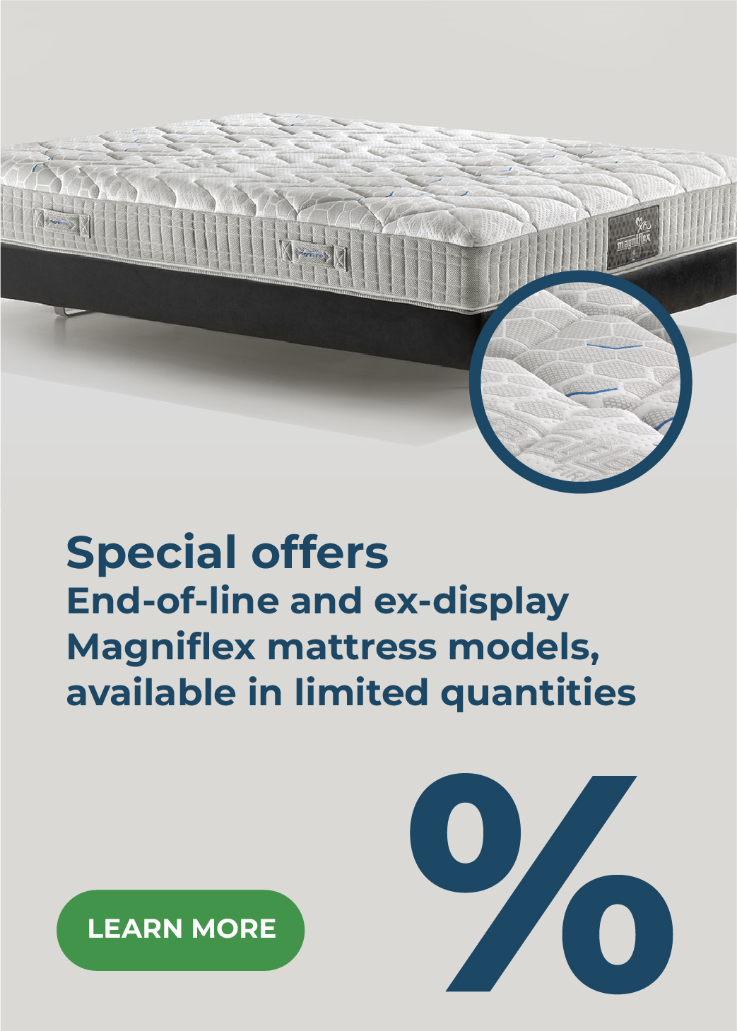 Magniflex sale and clearance mattresses